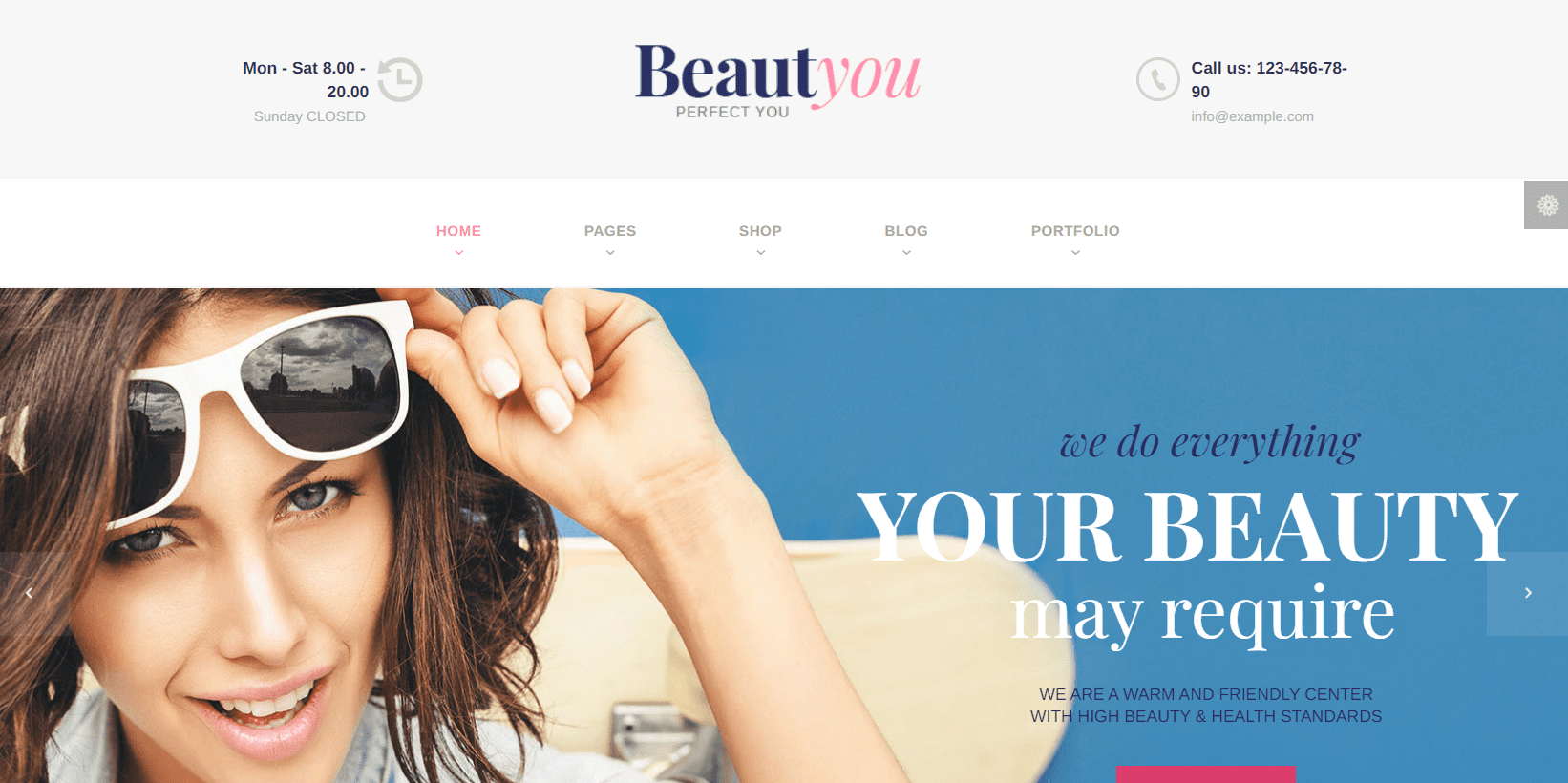 Beauty Salon Website Demo