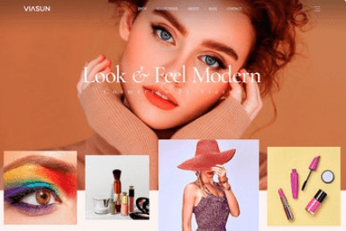Cosmetics website image