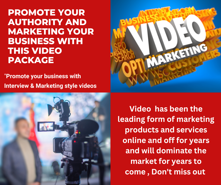 Video Marketing Package for online use